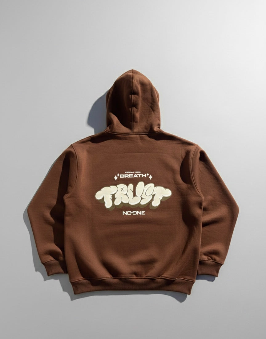 Brown hoodie