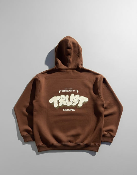 Brown hoodie